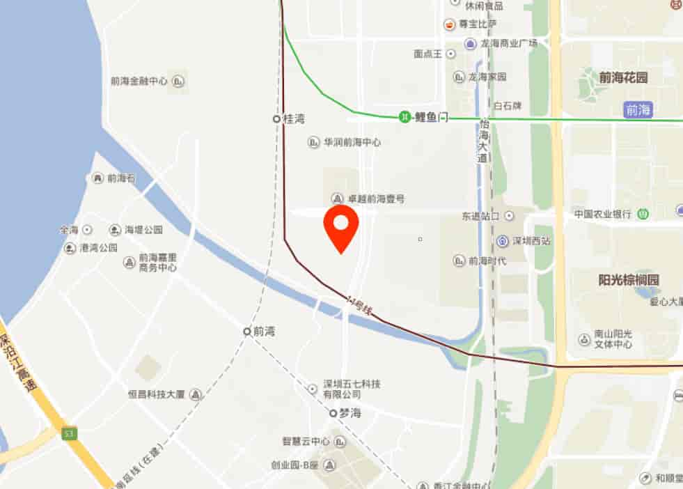 HFCC华海金融创新中心地图示意