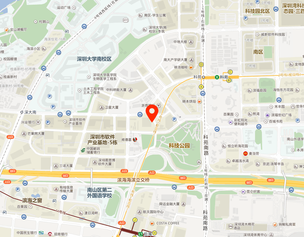 百度国际大厦地图示意