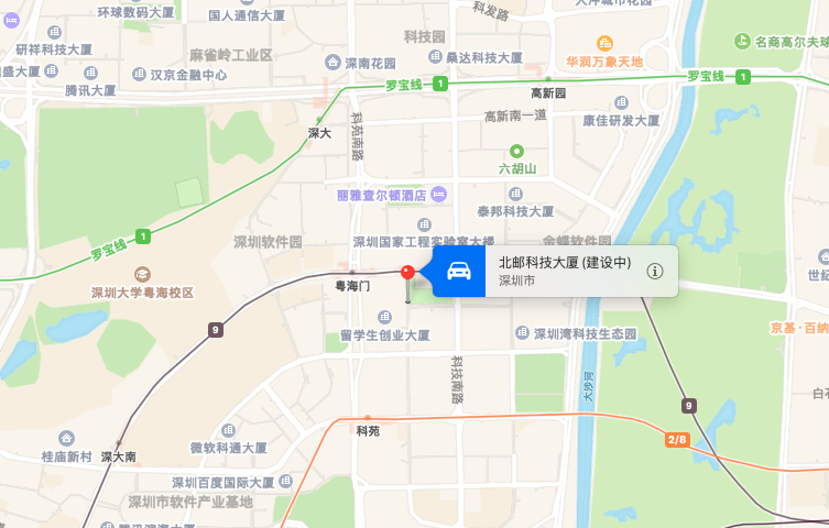 北邮科技大厦地图示意