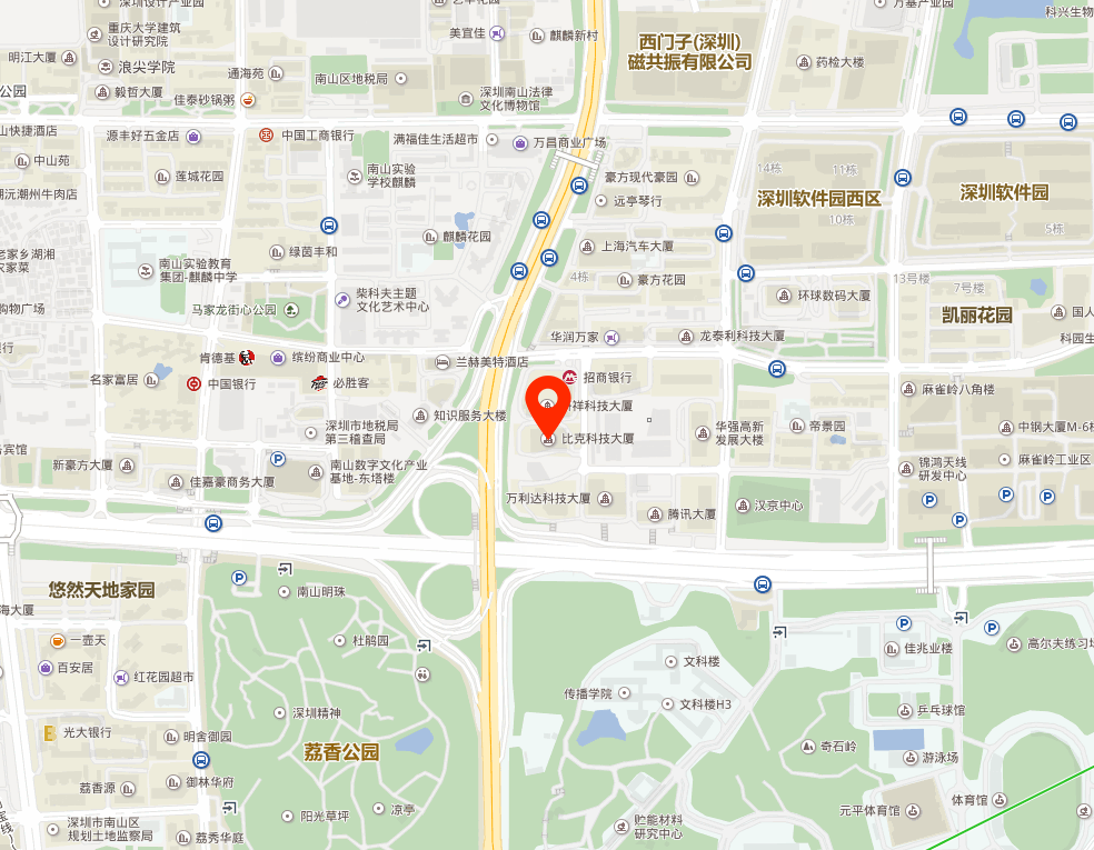 比克科技大厦地图示意