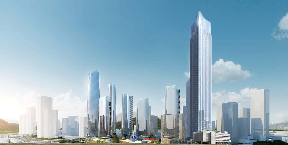 城建云启大厦主楼外观