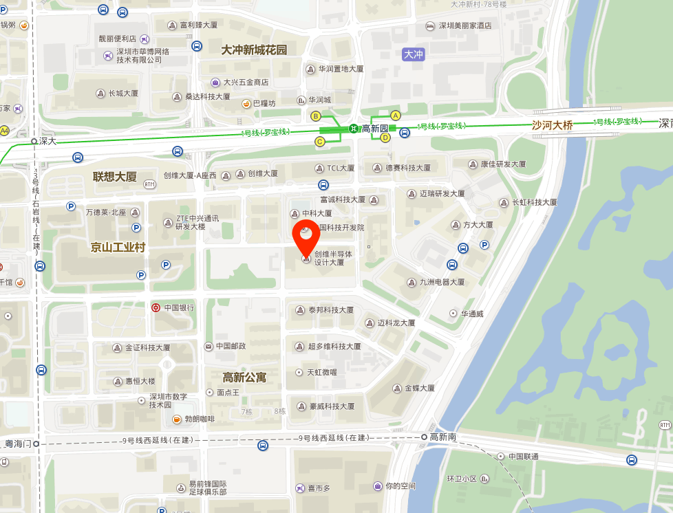 创维半导体设计大厦地图示意