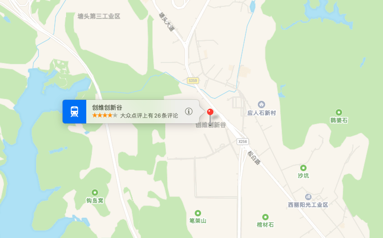 创维创新谷地图示意