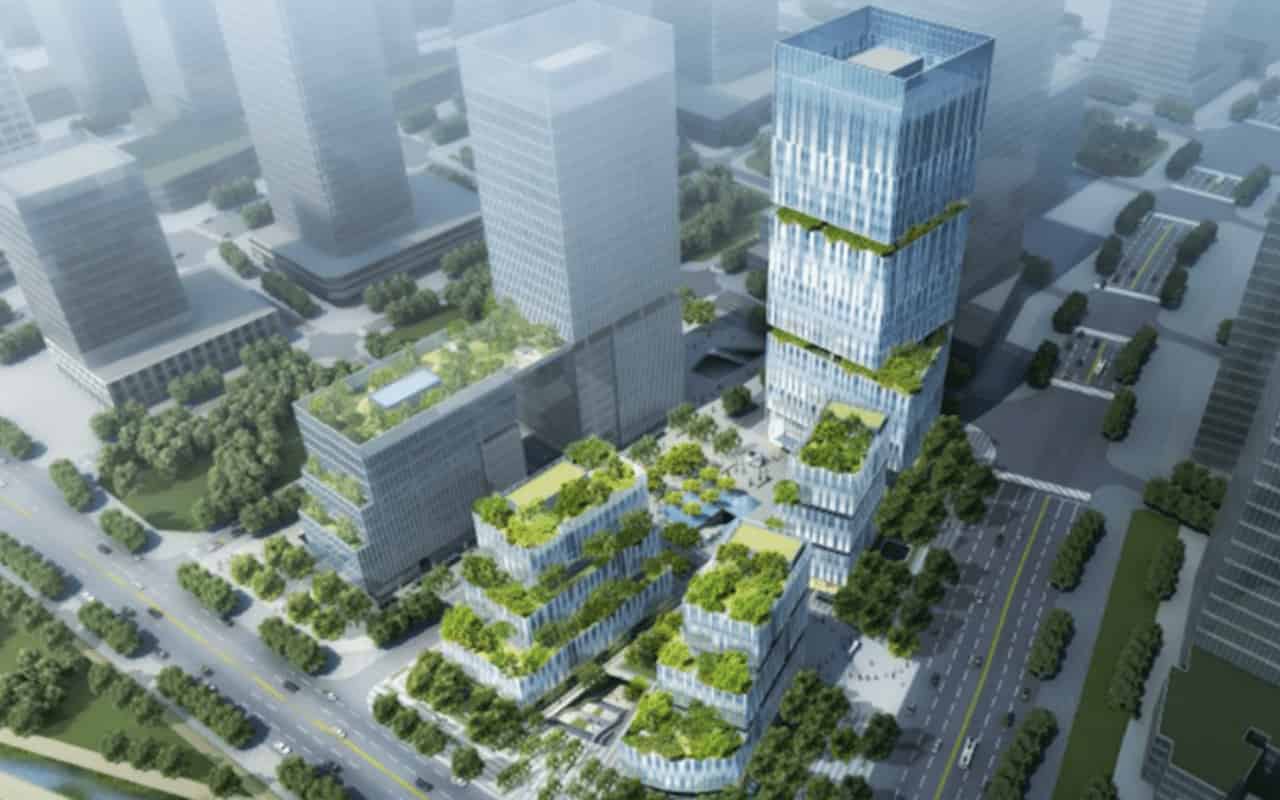 深圳创维海外发展大厦园区园林景观