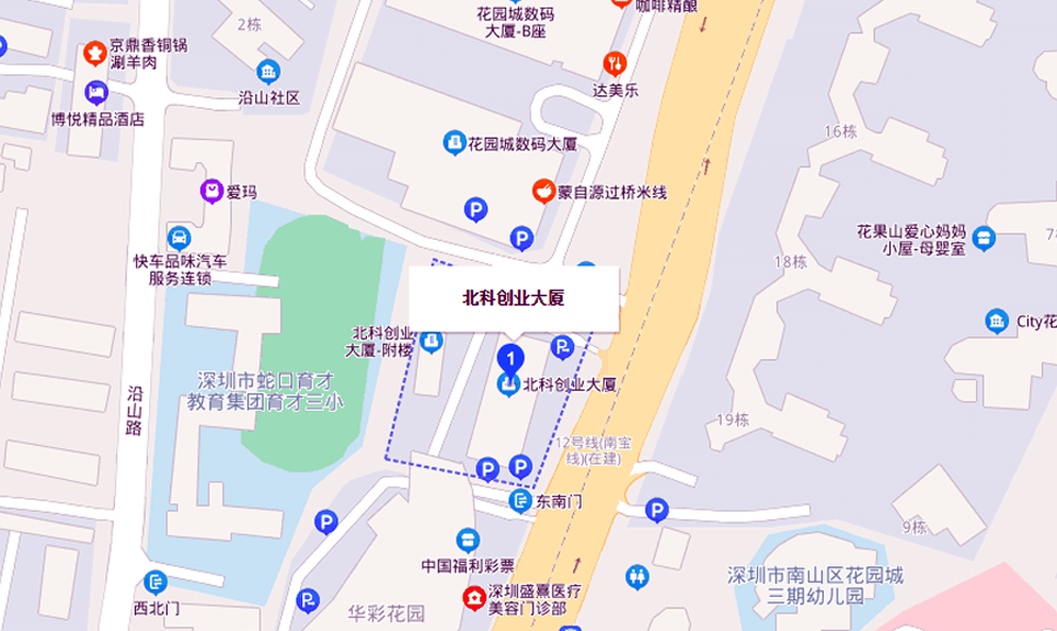 北科创业大厦地图示意