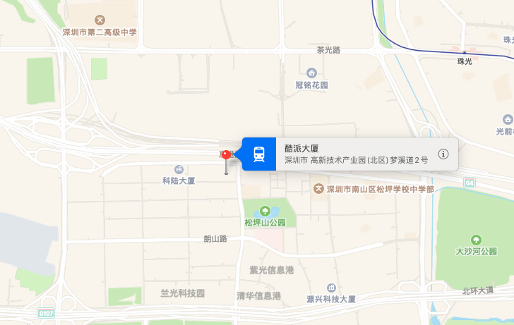 酷派大厦地图示意