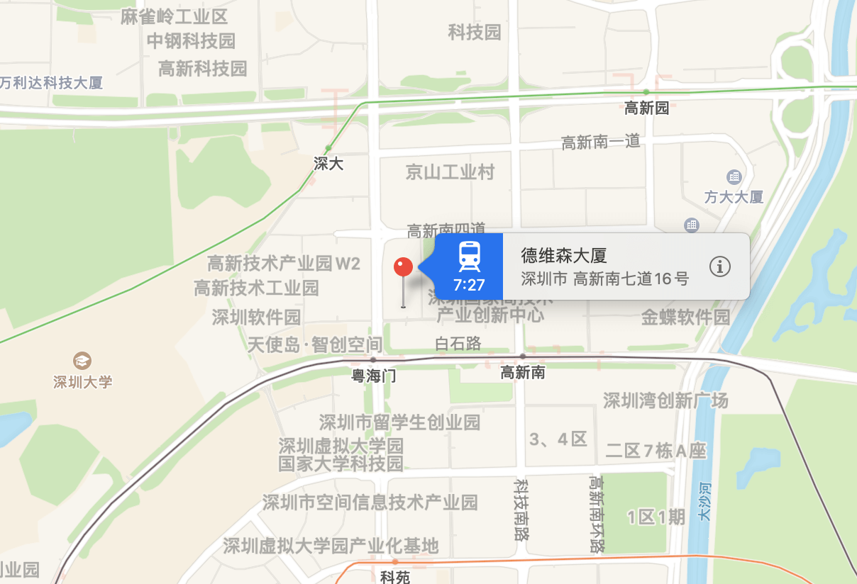 德维森大厦地图示意