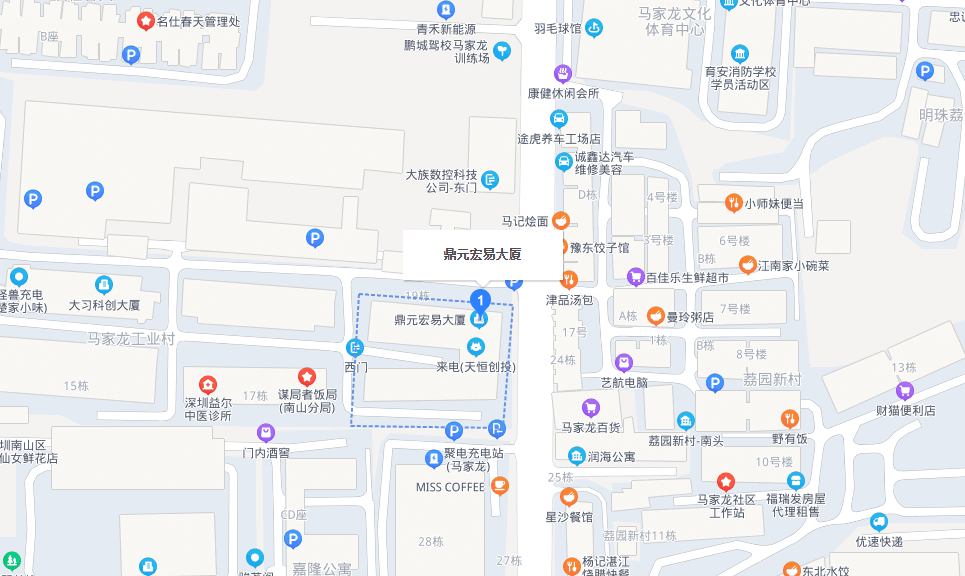 鼎元宏易大厦地图示意