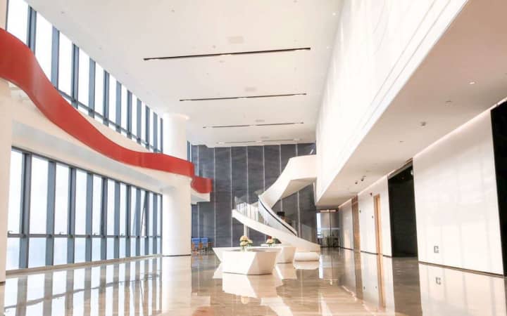 地铁金融科技大厦绿化步道