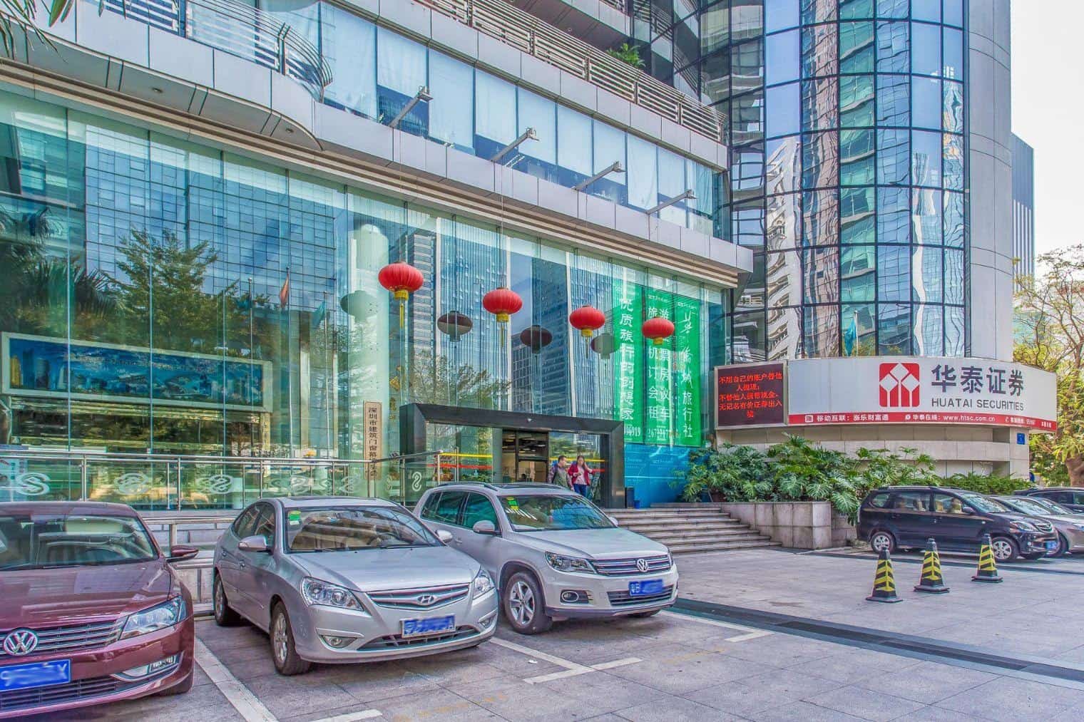 富诚科技大厦园区园林景观