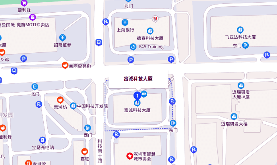 富诚科技大厦地图示意