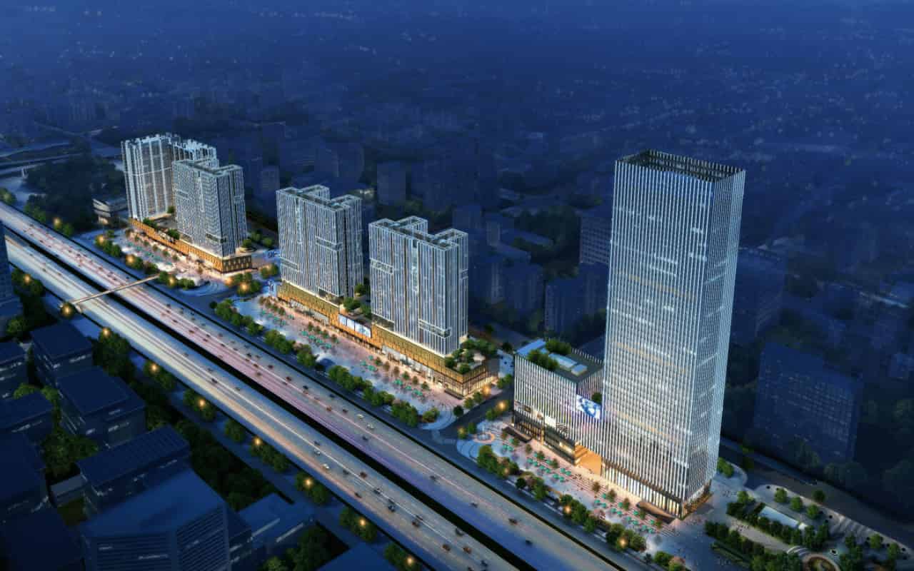 福城时代广场(嘉洲商务中心)园区园林景观