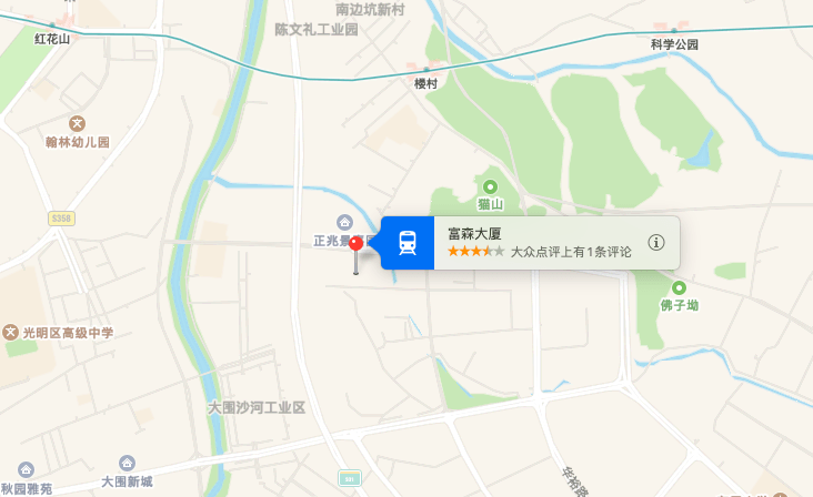 富森大厦地图示意