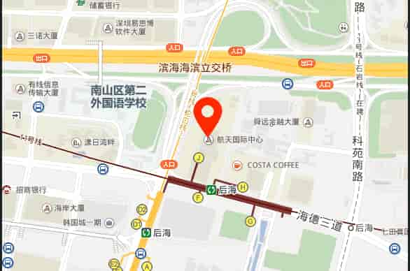 航天科技广场地图示意