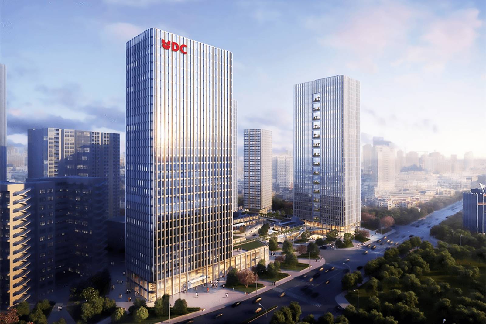 华联城市中心主楼外观