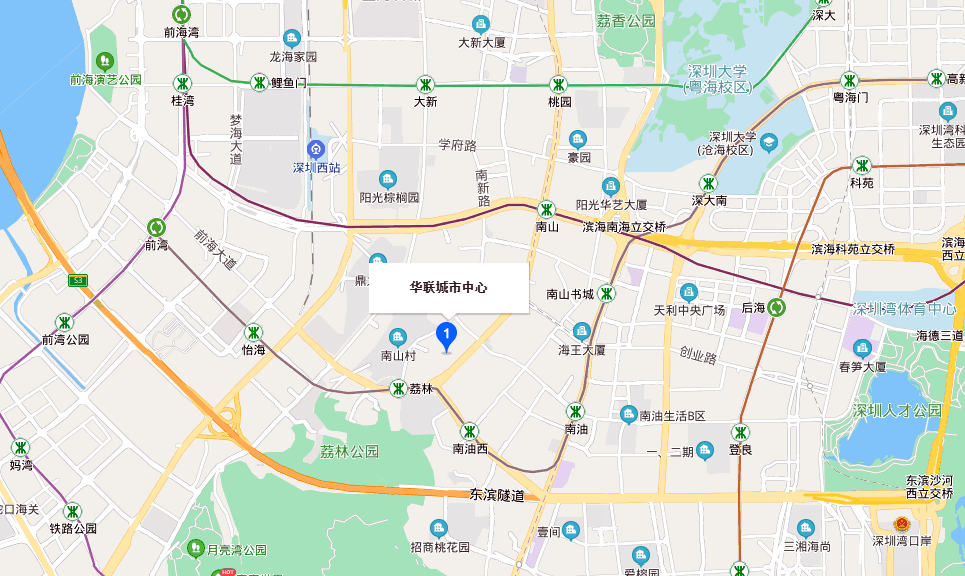 华联城市中心地图示意