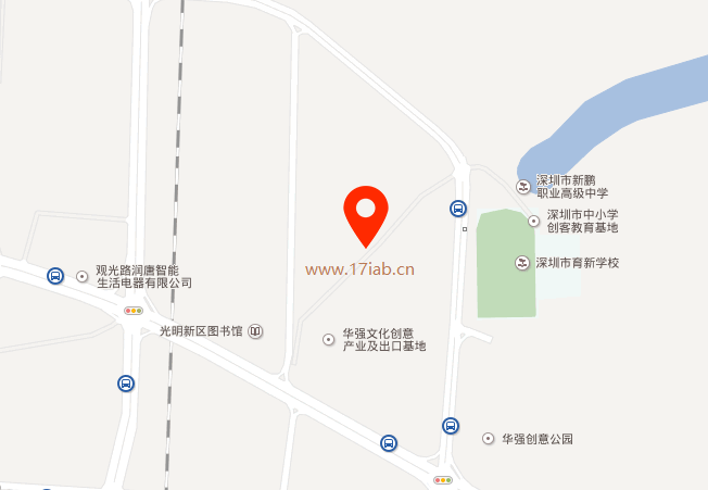 华强创意产业园地图示意
