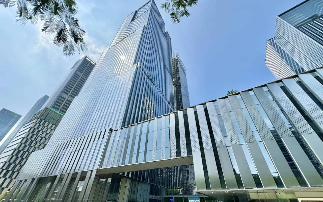 华强金融大厦主楼外观