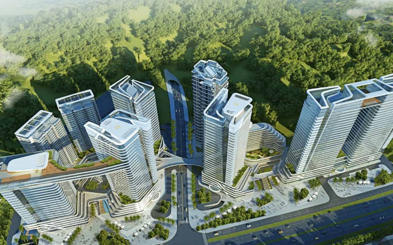汇智研发中心绿化步道