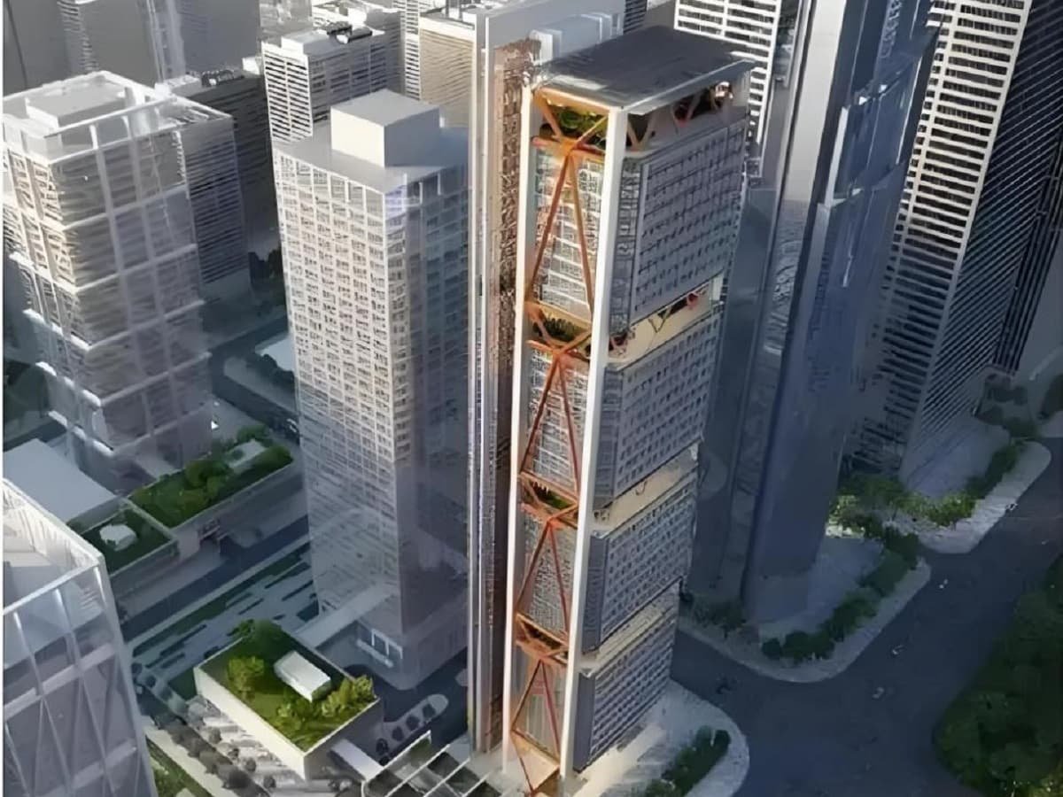 前海建滔总部大厦主楼外观