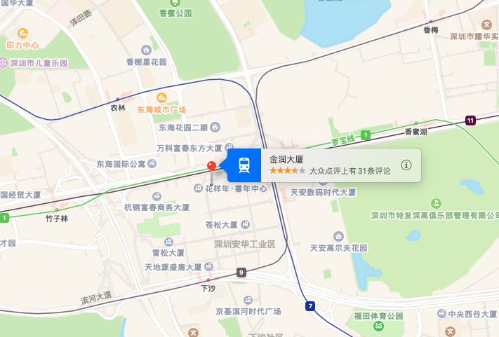金润大厦地图示意