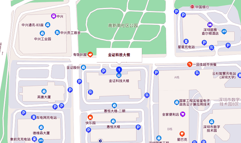 金证科技大厦地图示意