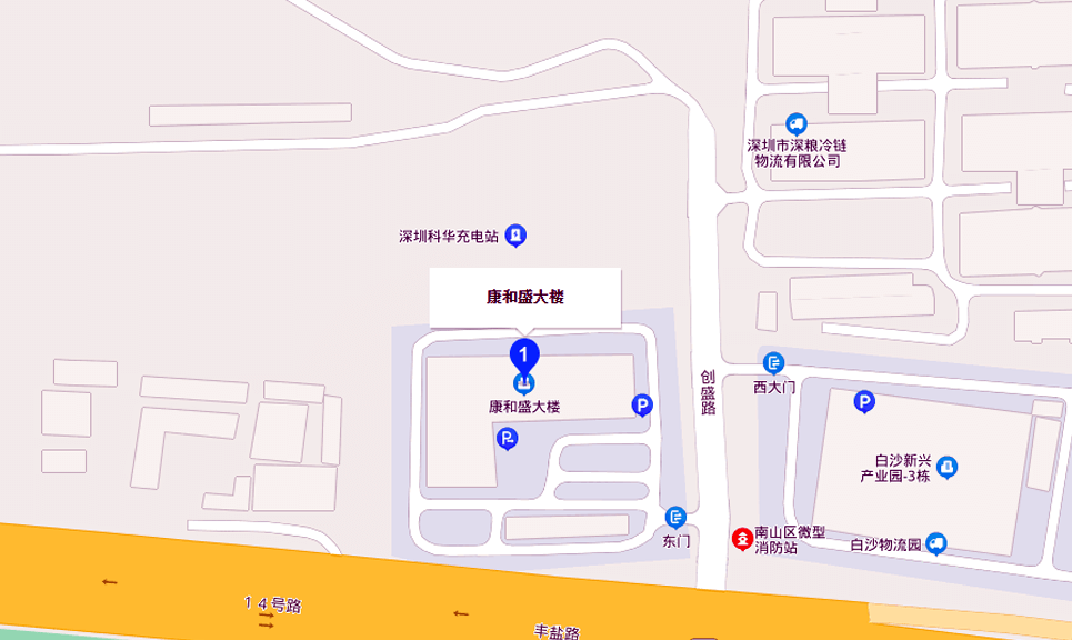 康和盛大厦地图示意