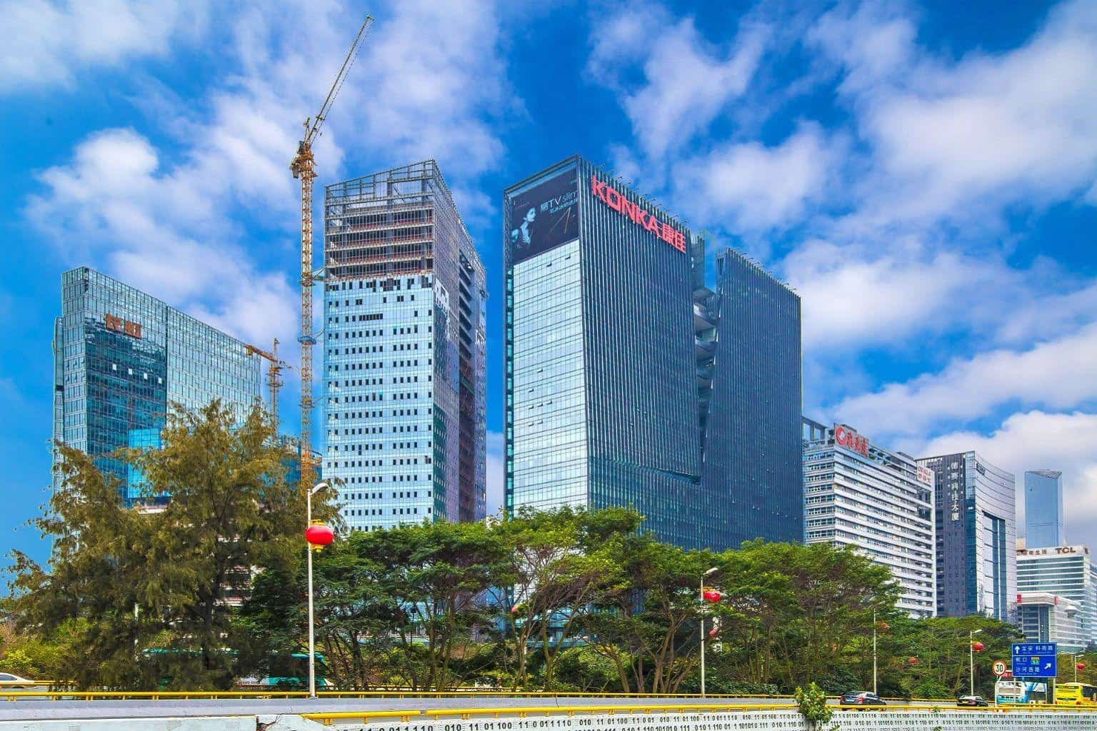 康佳研发大厦主楼外观