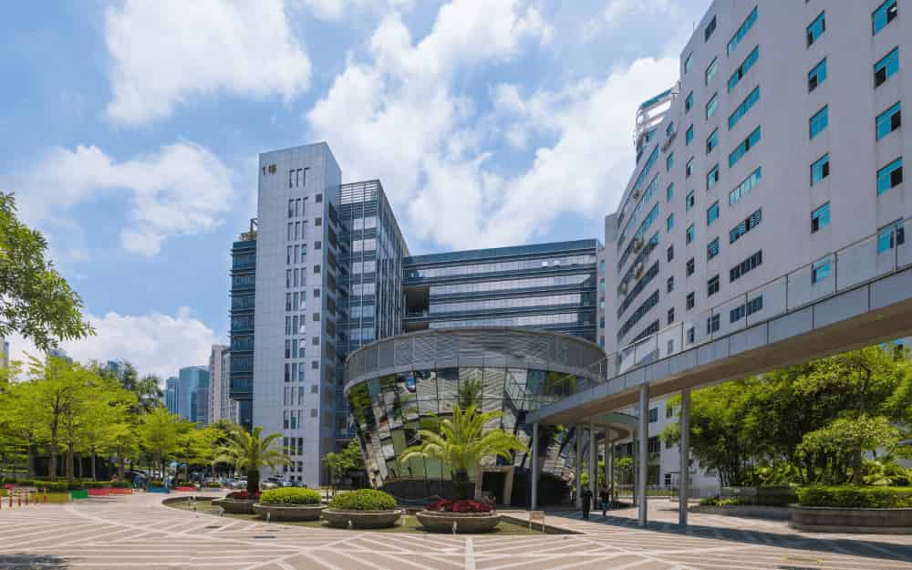 科技园金融基地主楼外观