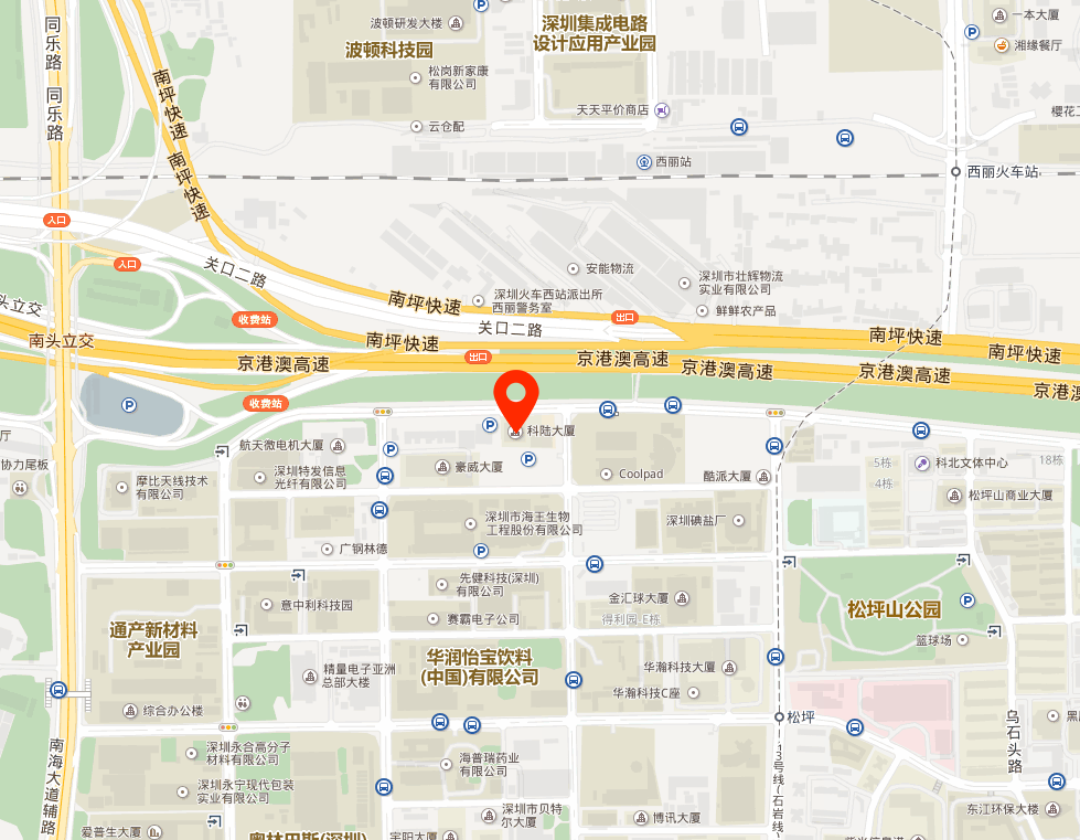 科陆大厦地图示意