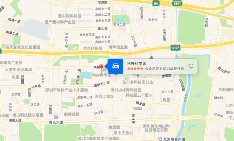 科兴科学园地图示意