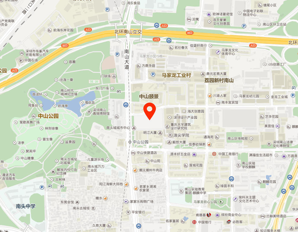 南头城莲花广场地图示意