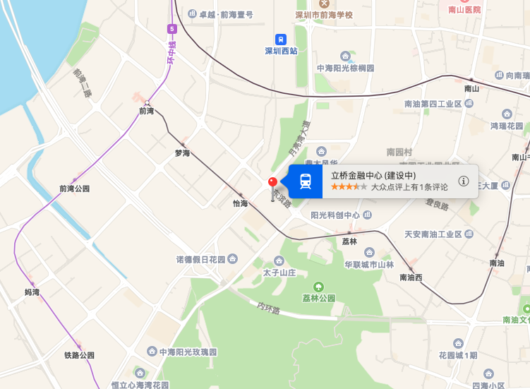 立桥金融中心地图示意