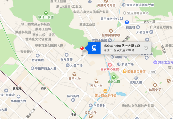满京华SOHO艺峦地图示意