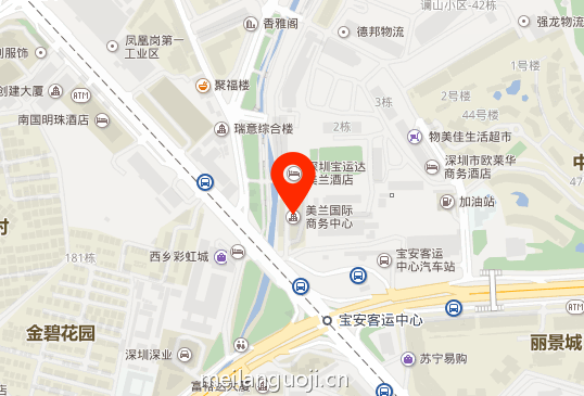 美兰国际商务中心地图示意