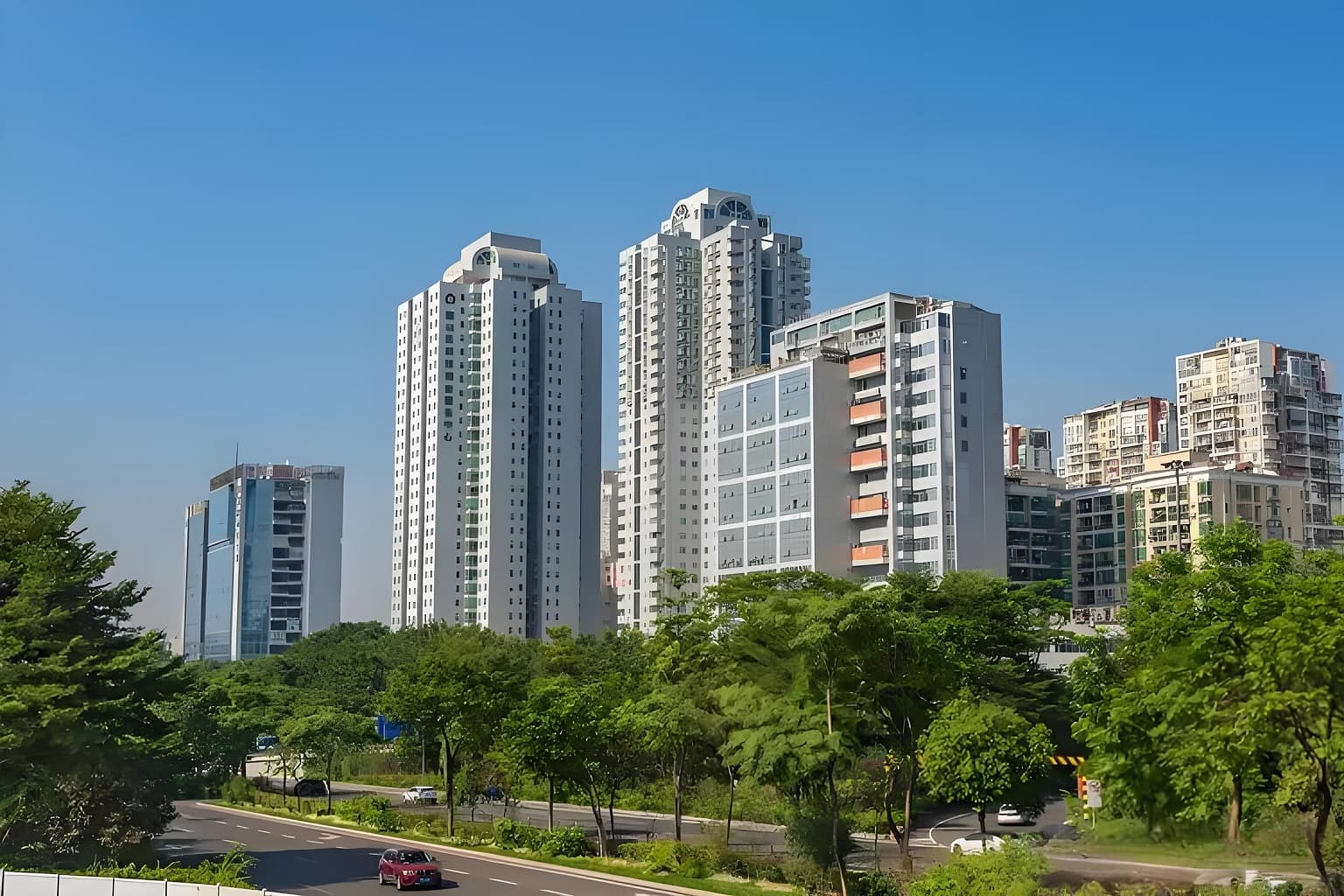 南山数字文化产业基地主楼外观