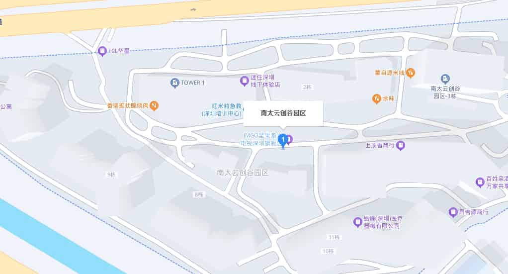 南太云创谷地图示意