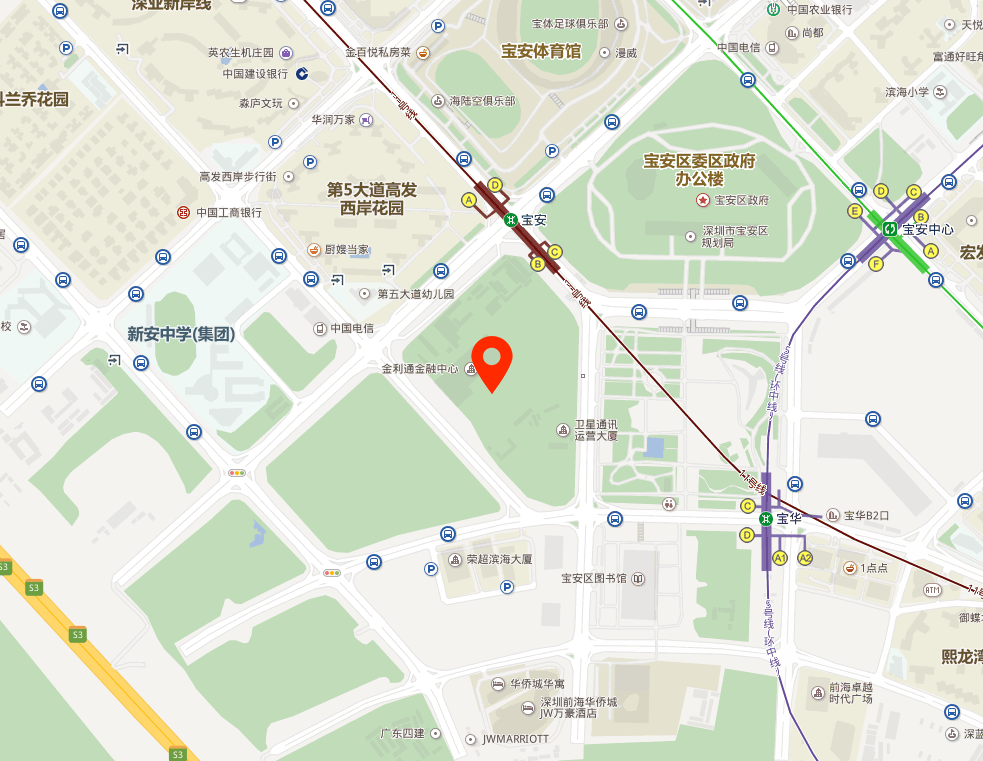 前海人寿金融中心地图示意