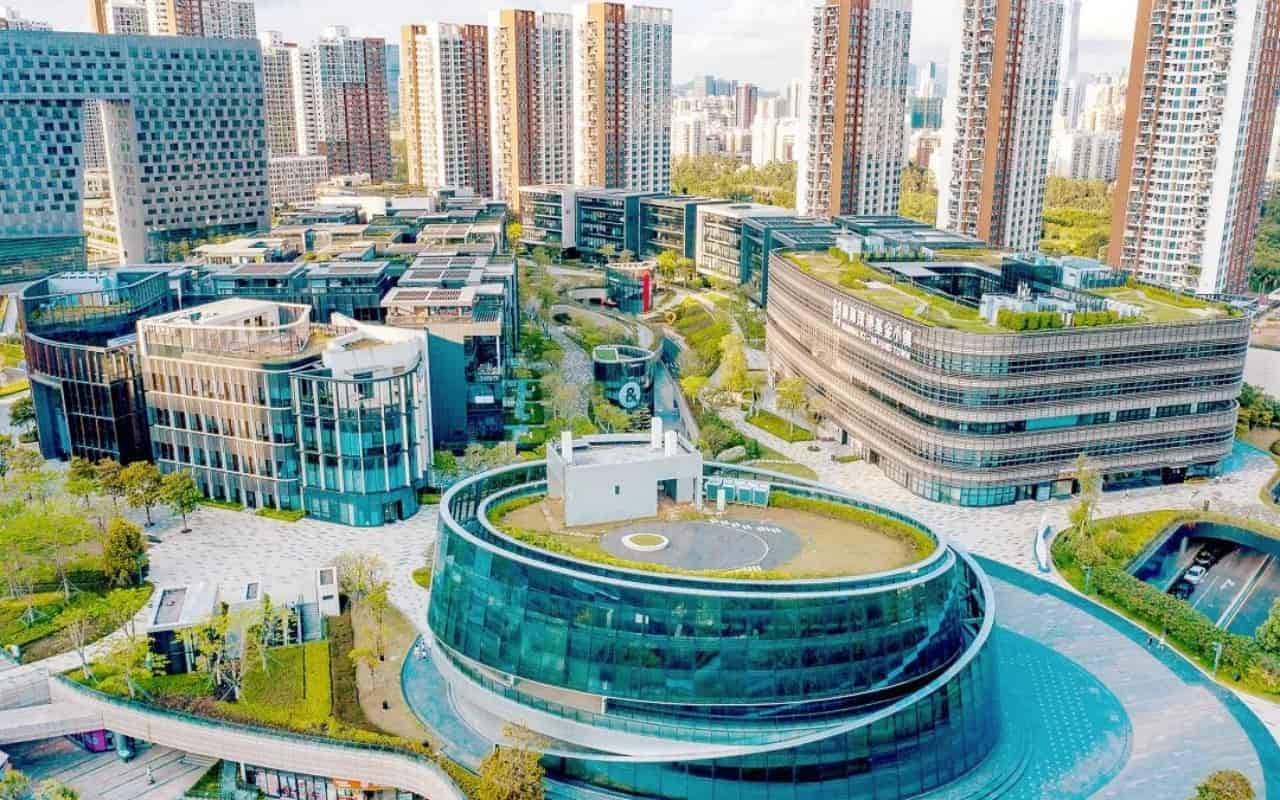 前海深港基金小镇园区园林景观