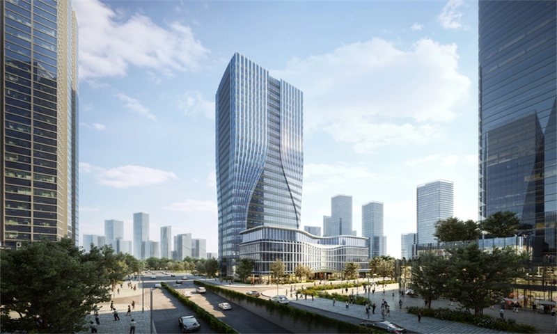 前海中冶科技大厦主楼外观
