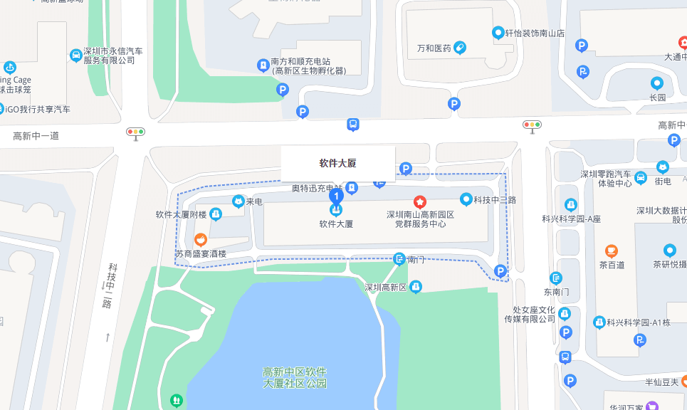 软件大厦地图示意