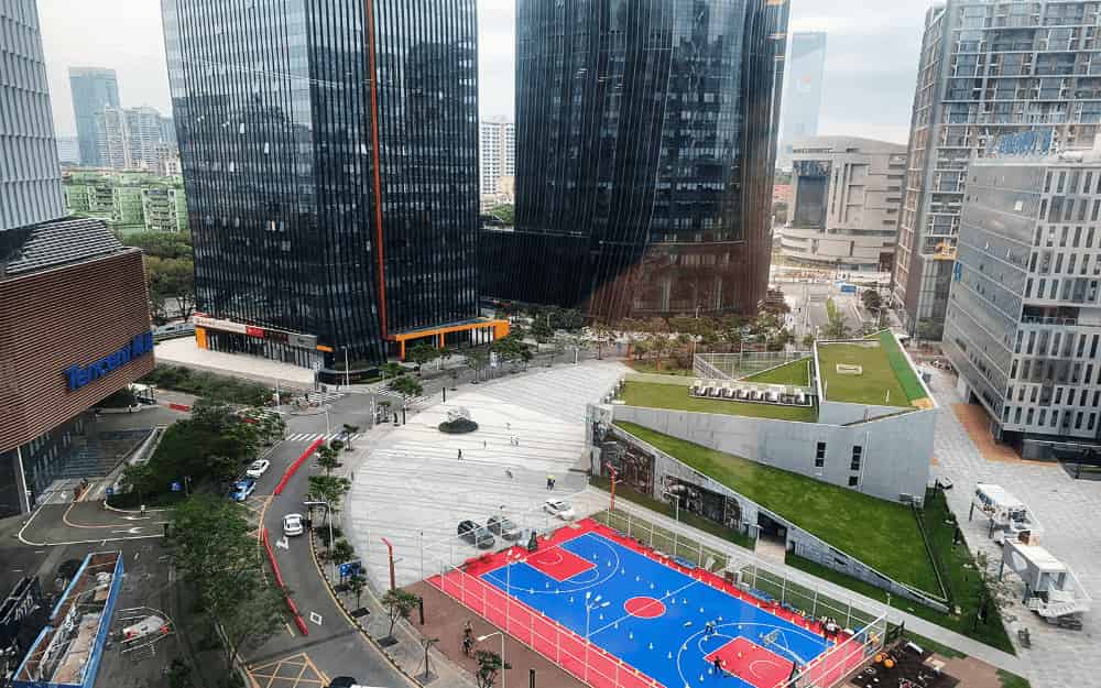 赛西科技大厦绿化步道