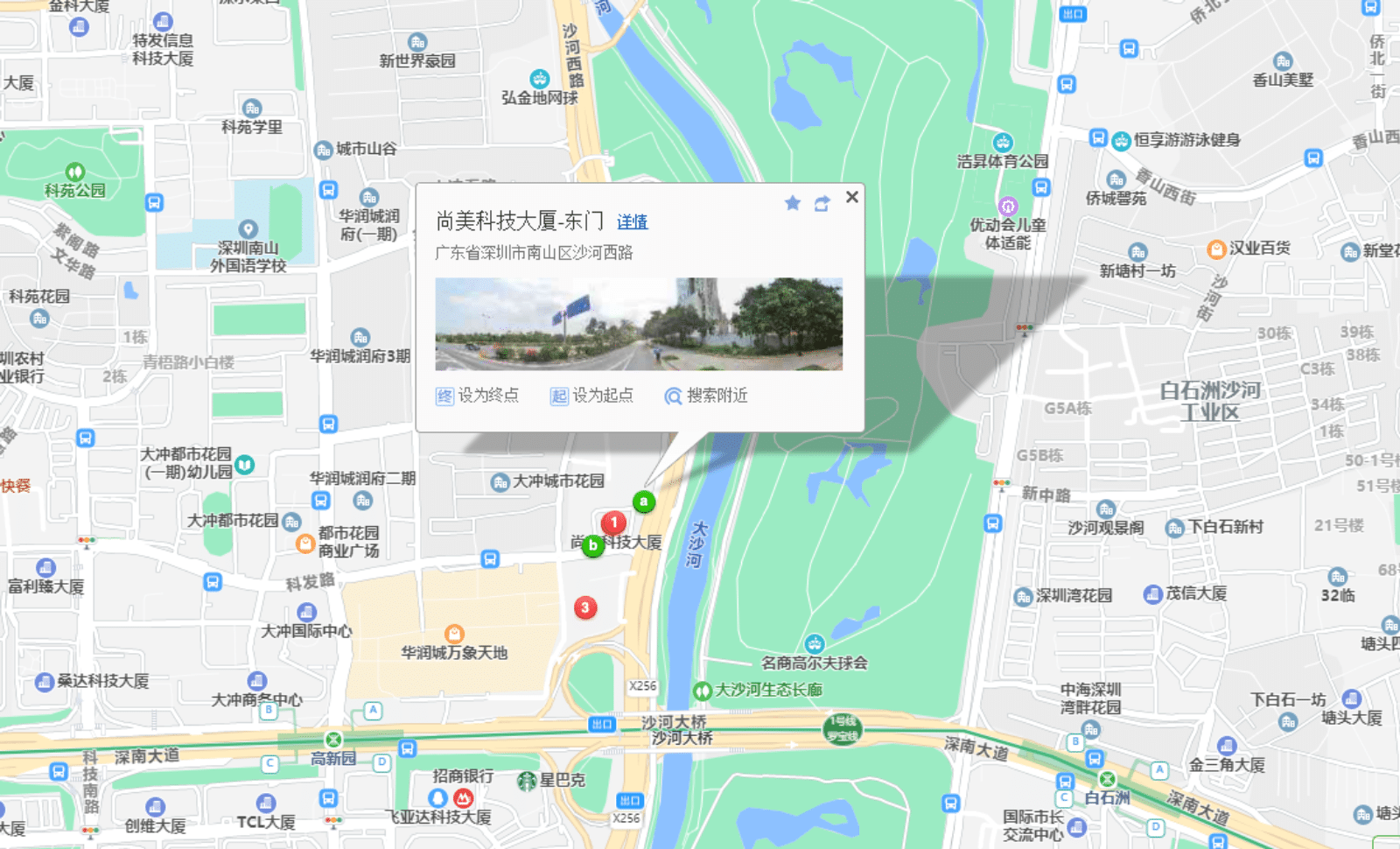 尚美科技大厦地图示意