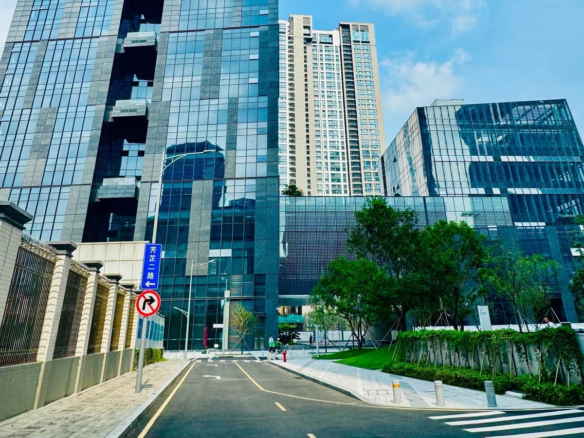 舜远金融大厦园区园林景观