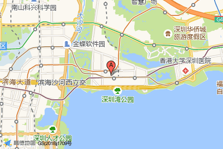 深圳湾SIC超级总部中心地图示意