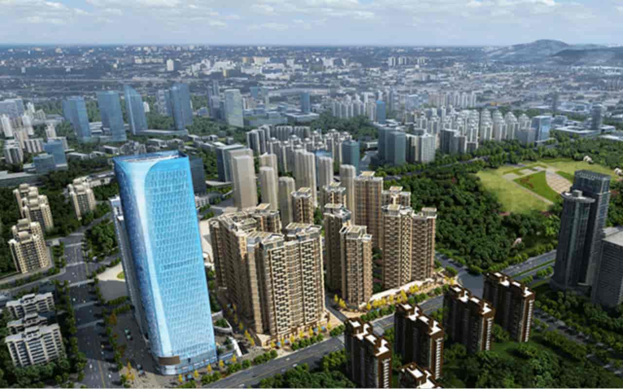 勤诚达大厦绿化步道