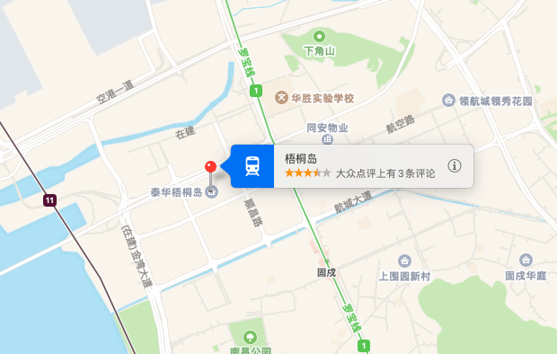 泰华梧桐岛地图示意