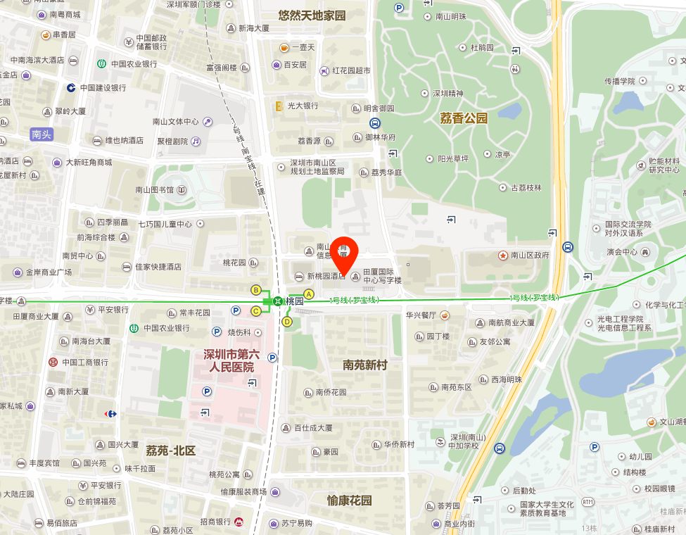 田厦国际中心地图示意