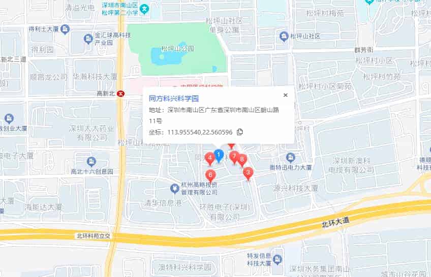 同方科兴科学园地图示意