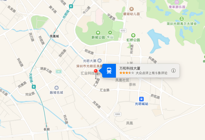 万和科技大厦地图示意